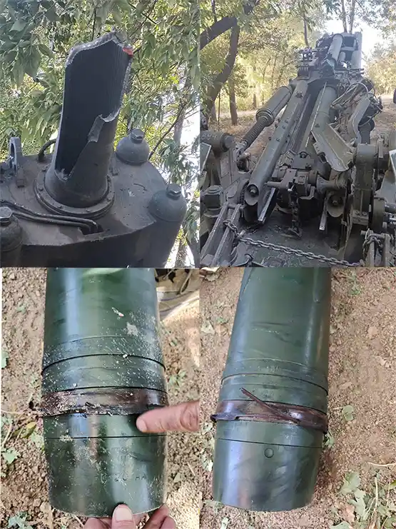 Уничтоженная M777