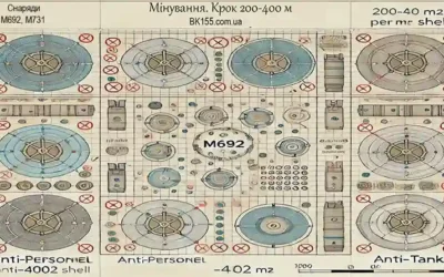 Системы минирования RAAM и ADAM. Снаряды M718, M741, M692, M731